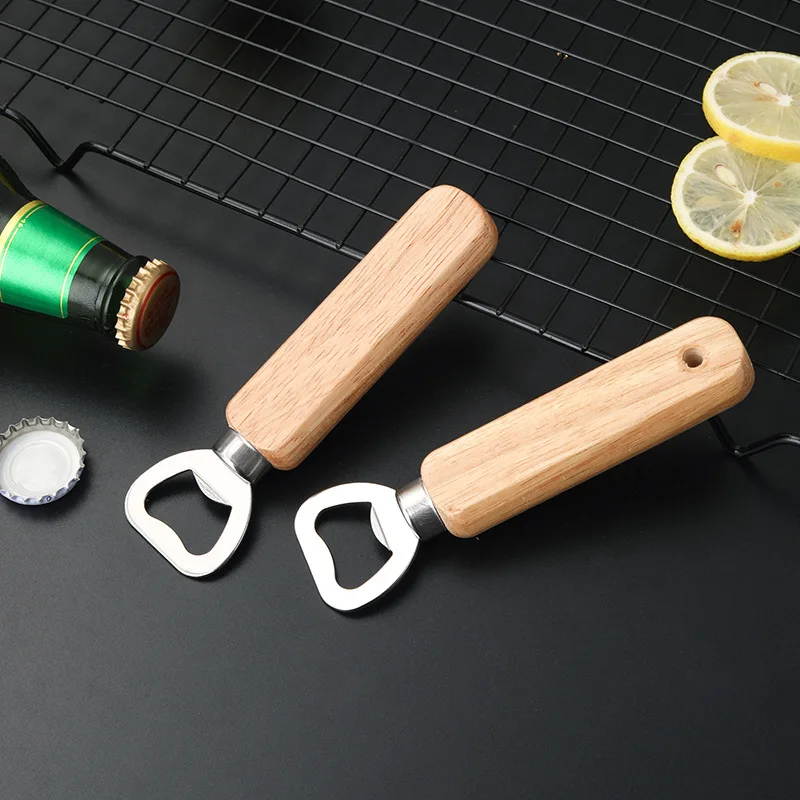 Kitchen Appliances Wholesale - Wein Bier Flaschenöffner Kork Schraube Holz