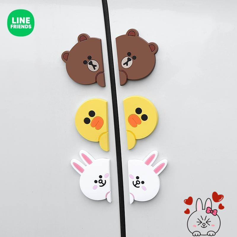 Kitchen Appliances Refrigerators - LINE FRIENDS Brown Cony Sally Cartoon-Kühlschrankmagnete,