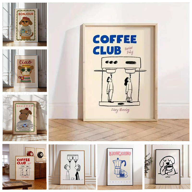 Retro Bonjour Hund Kaffee Lein – Kitchen Appliances Vintage Bewertung und Preis