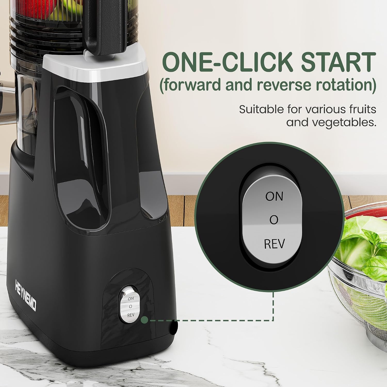 5,9'' Breiter Einfüllschacht S – Juicer Cold Press Slow Bewertung und Preis